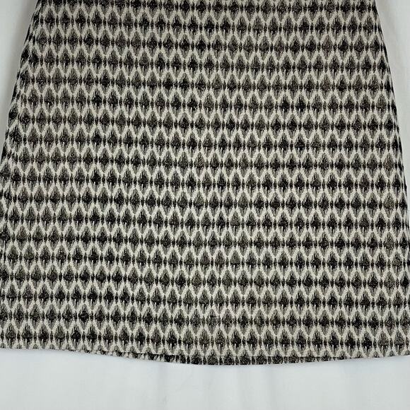 LOFT Cream W Metallic Gold Party Whimsy Glam Skirt‎ NWOT Size 2P - Picture 3 of 12